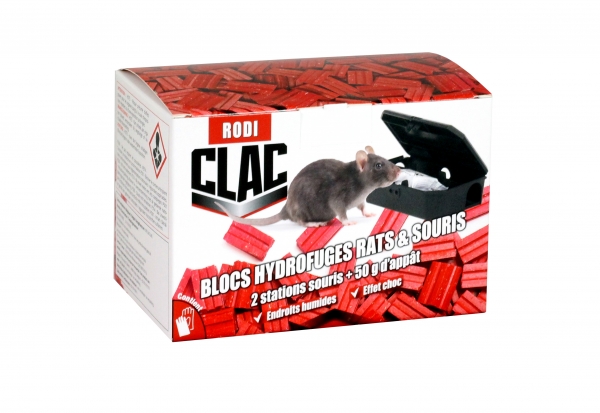 Blocs hydrofuges Anti rats et souris